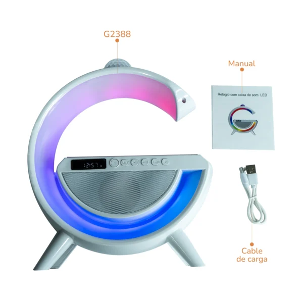 Parlante G Bluetooth y lámpara - Imagen 4