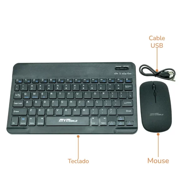 Combo Inalambrico Teclado y Mouse QS-1010 Mymobile - Imagen 4