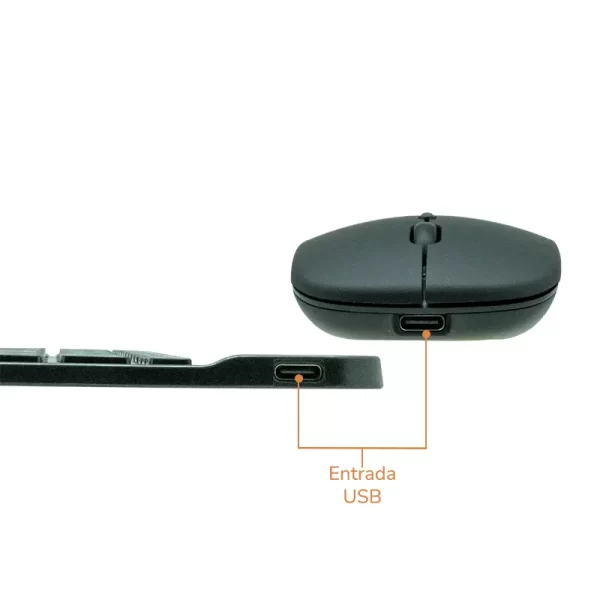 Combo Inalambrico Teclado y Mouse QS-1010 Mymobile - Imagen 5