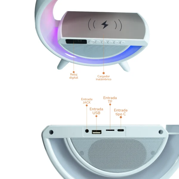 Parlante G Bluetooth y lámpara - Imagen 5