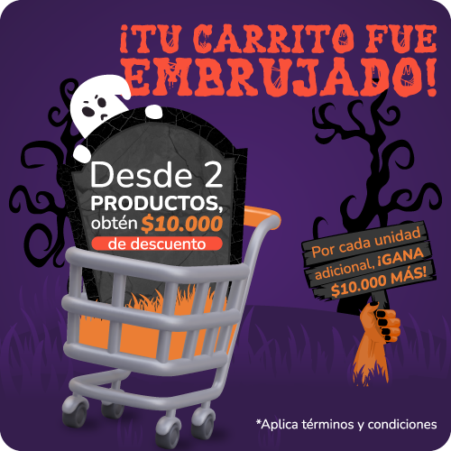 Mensaje de bienvenida y promoción