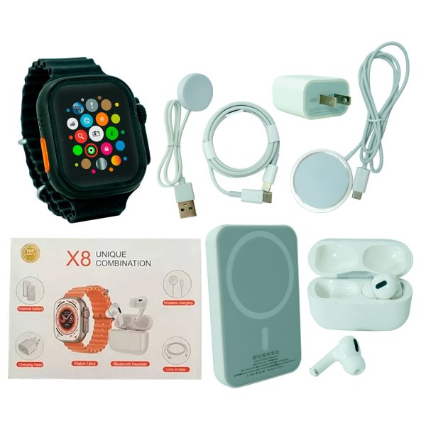 Combo Reloj Watch X8 + Audifonos - Image 2