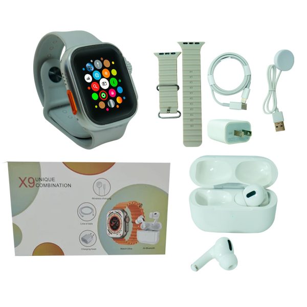 Combo Reloj Watch X9 + Audifonos - Image 2