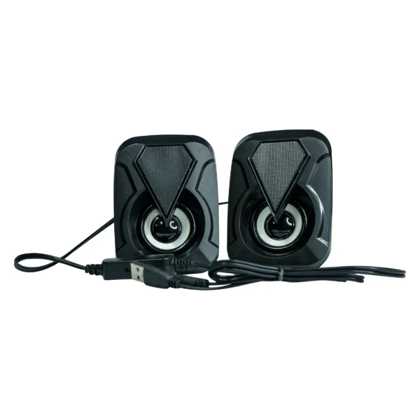 Parlantes Led Rgb Para Pc Gamer E-1053 - Imagen 4