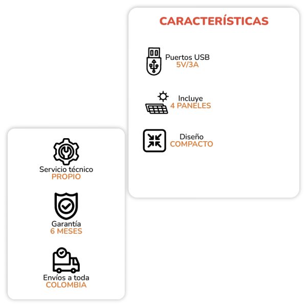 Cargador Panel Solar 15W - Imagen 4