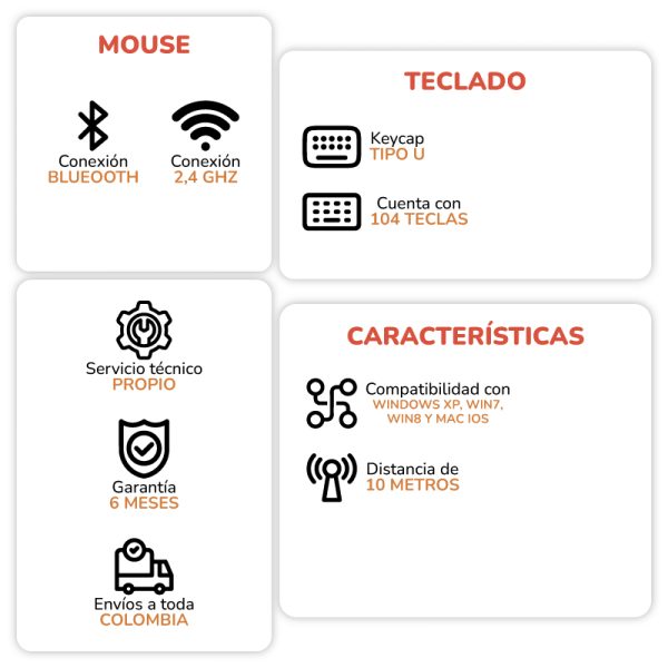 Combo Inalámbrico QS-800 - Imagen 5