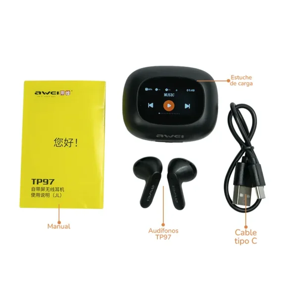 Audífonos Bluetooth TP 97 Awei - Imagen 4