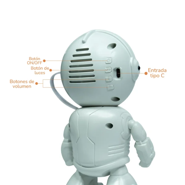 Parlante Robot Proyector de Galaxias - Imagen 3
