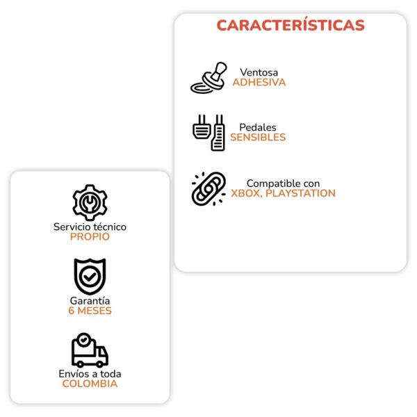 Volante para juegos de carreras - Imagen 4