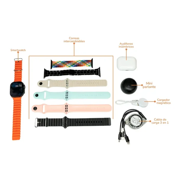 Combo SmartWatch D93 Ultra 3 - Imagen 2