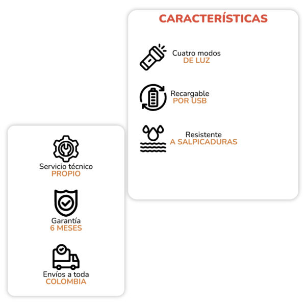 Linterna Mediana 4000 Lúmenes - Imagen 3