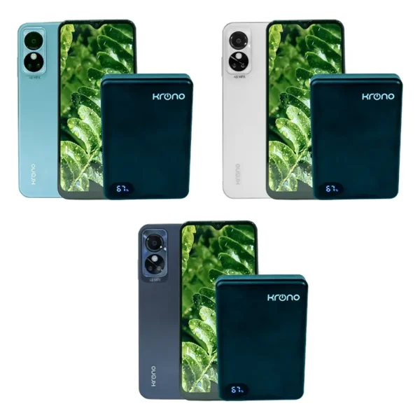 Combo Celular Net Alpha Con PowerBank M17 - Imagen 2