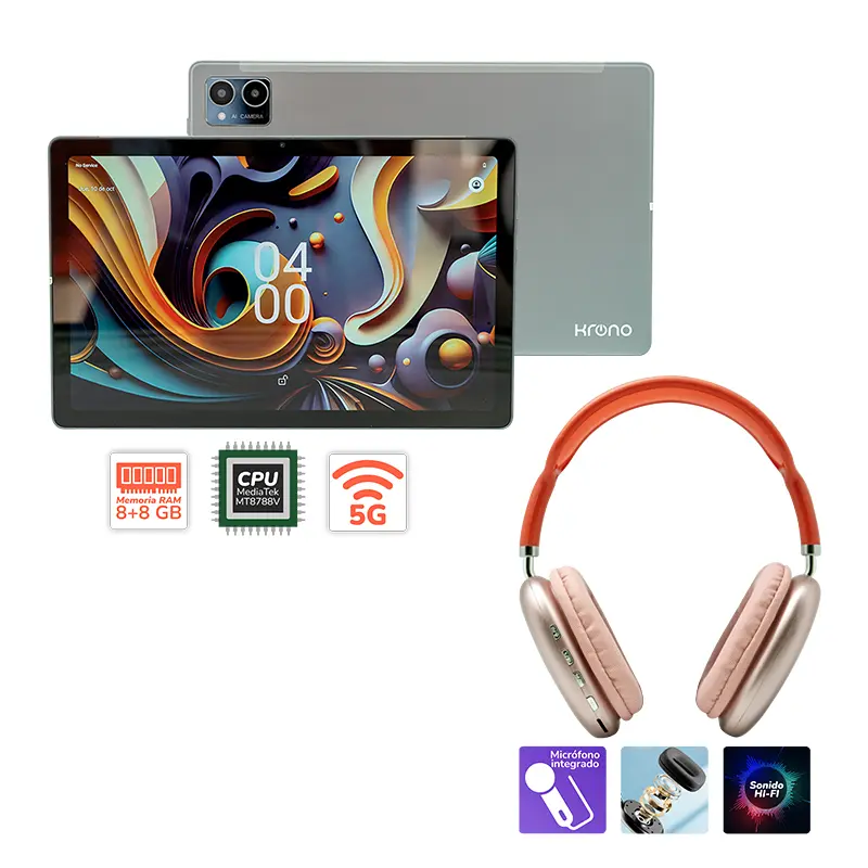 Combo Tablet Net S Con Diadema P9 Pro