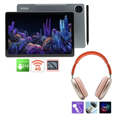 Combo Tablet Net G 6 X 128 Con Diadema P9 Pro