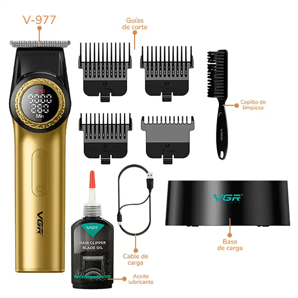 Maquina Patillera Profesional VGR 977 - Imagen 2