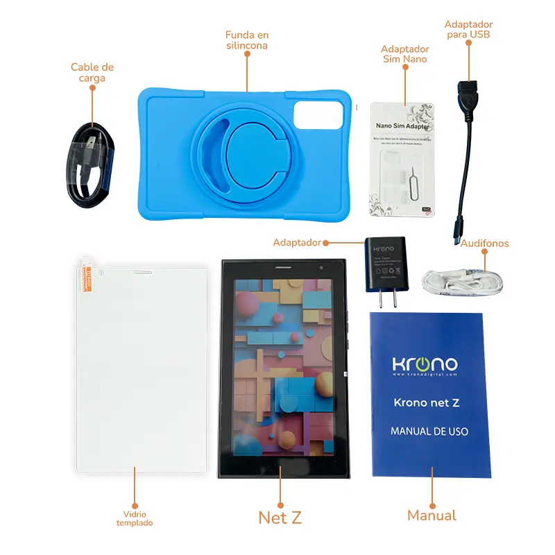Tablet Net Z Tipo Folder 8GB x 32GB - Krono - Imagen 2