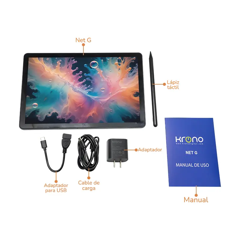 Tablet Net G Con Lápiz Óptico - Krono - Imagen 3