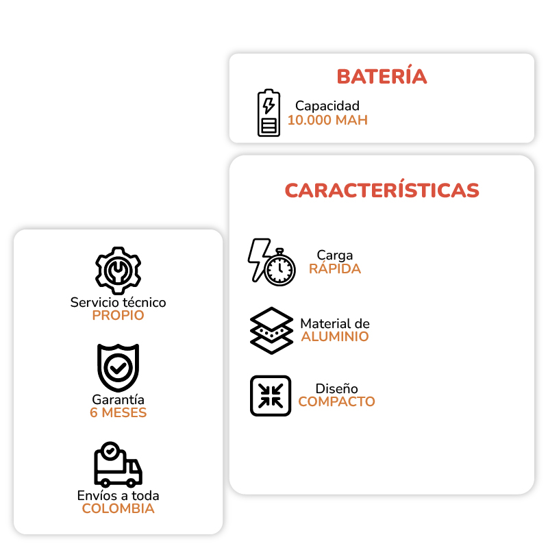 Combo Power Bank M15 Con Panel Solar 20W - Imagen 4