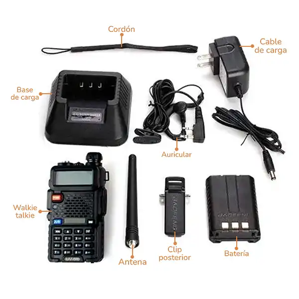 Walkie Talkie Baofeng Uv 5R - Imagen 2