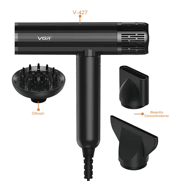 Secador de Pelo VGR V-427 - Imagen 2