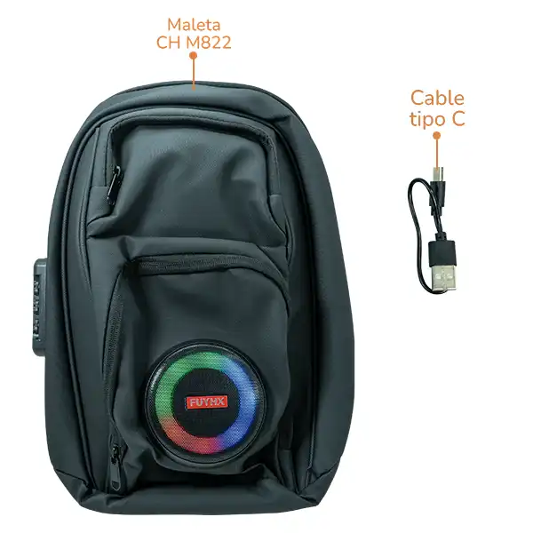 Parlante Maleta CH M822 - Imagen 4