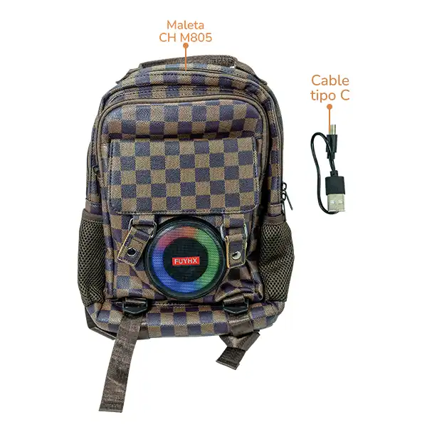 Parlante Maleta CH M805 - Imagen 4