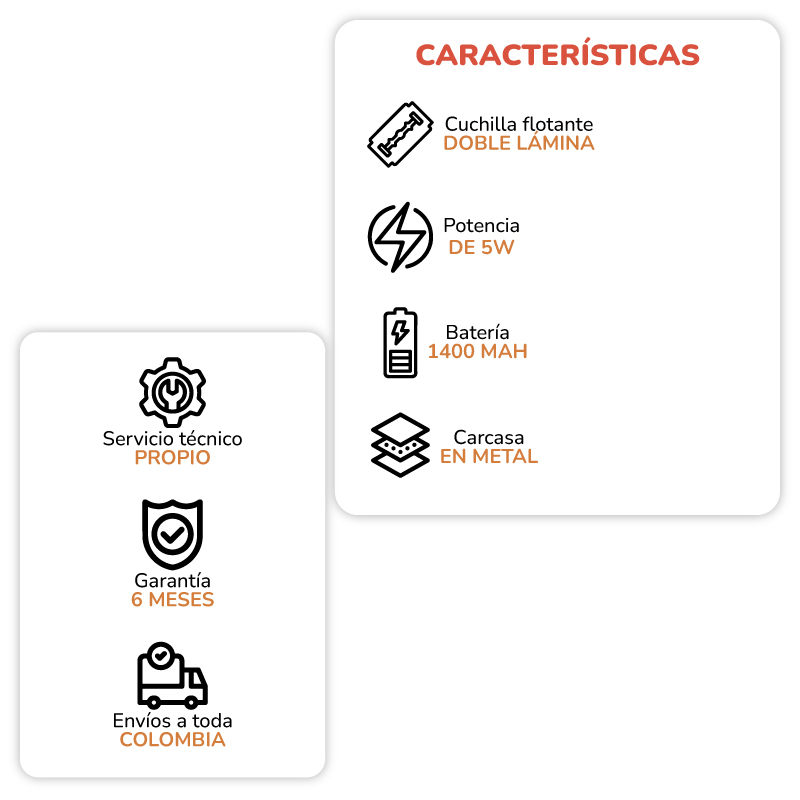 Afeitadora Eléctrica VGR V377 - Imagen 4