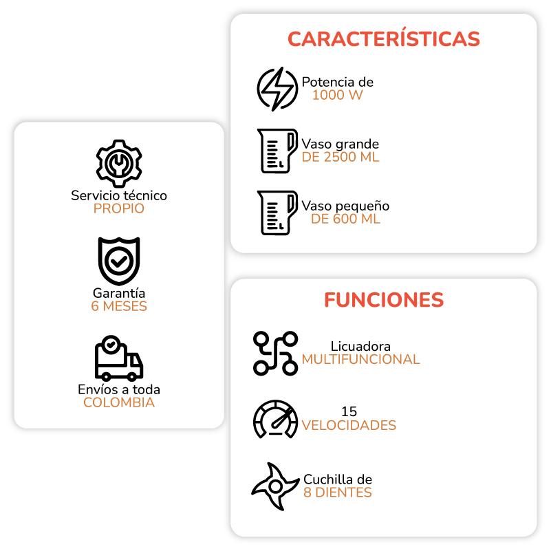 Licuadora más picadora - Imagen 5
